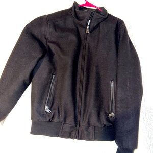Black jacket . Wool